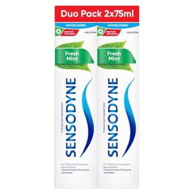 Sensodyne Fresh Mint Tandpasta 2x75ml