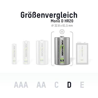 Ansmann maxE D 5000mAh 2x