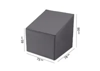 Aerocover loungestoel hoes 75x78x65x90 cm - thumbnail