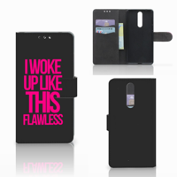 Nokia 8 Hoesje met naam Woke Up - Origineel Cadeau Zelf Maken - thumbnail