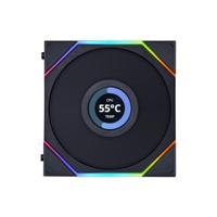 Lian Li 12RTLLCD1B koelsysteem voor computers Computer behuizing Ventilator 12 cm Zwart 1 stuk(s) - thumbnail