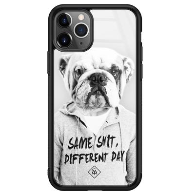 iPhone 11 Pro Max glazen hardcase - Bulldog