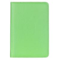 Samsung Galaxy Tab E 8.0 horizontaal Litchi structuur PU leren Flip Hoesje met 360 graden draaiende houder (groen) - thumbnail