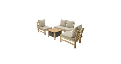 Havana loungeset teak tuinmeubel Buitengewoon de Boet - Buitengewoon de boet Havana loungeset teak tuinmeubel Buitengewoon de Boet - Buitengewoon de boet