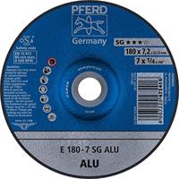 PFERD TOOLS 62217622 E 180-7 SG ALU Afbraamschijf gebogen Diameter 180 mm Boordiameter 22.23 mm Aluminium, Non-ferrometaal 10 stuk(s) - thumbnail