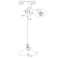 Steinhauer Design hanglampSkandina zwart Ø 40cm - 3682ZW - thumbnail