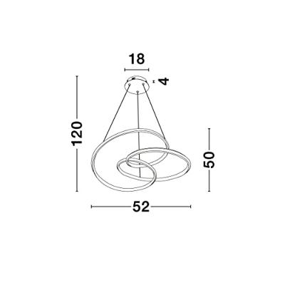 Lyora Design hanglampMenton zwart - 9147112