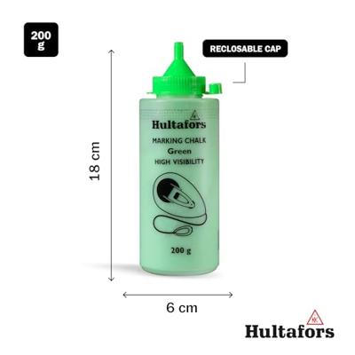 Hultafors Slaglijnkrijt Groen | 200 gram - HU652733 Hultafors Slaglijnkrijt Groen | 200 gram - HU652733