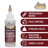 Aleene's • quicky dry fabric fusion textiellijm fles 118ml - thumbnail