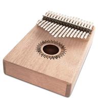 Cascha HH 2146 Kalimba Mahogany 17 met beschermhoes - thumbnail