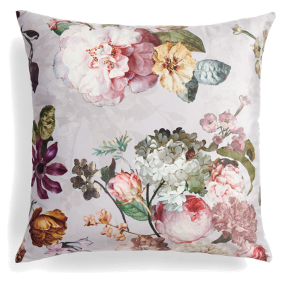 Essenza Essenza sierkussentje Fleur 50x50 grijs