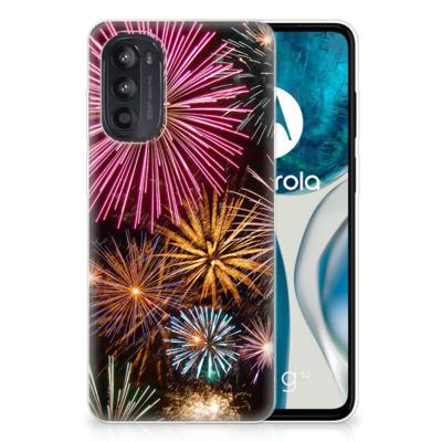 Motorola Moto G52/G82 | Sillicone Back Cover | Vuurwerk Motorola Moto G52/G82 | Sillicone Back Cover | Vuurwerk
