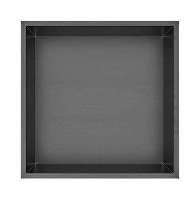 Inbouwnis Best-Design Kaya 30.5x30.5x7 cm Gunmetal