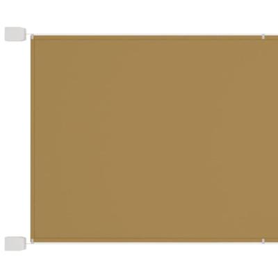 VidaXL Luifel verticaal 140x420 cm oxford stof beige