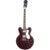 Epiphone Noel Gallagher Riviera Dark Wine Red semi-akoestische gitaar met koffer - thumbnail