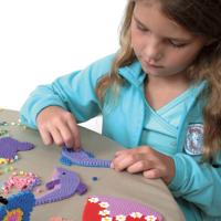 Hama strijkkralen grondplaat dolfijn - thumbnail