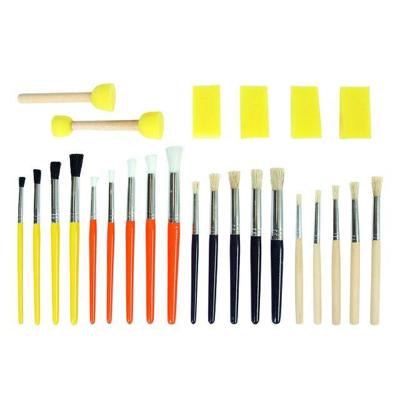 Kwasten en penselenset conda 25-delig | 12 stuks