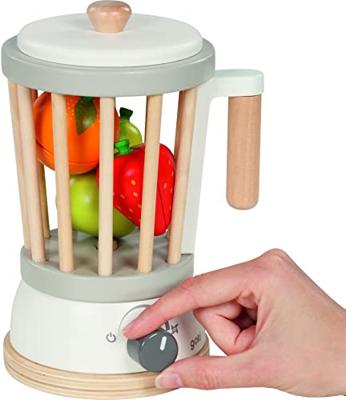 Goki houten blender met fruit, 7dlg.