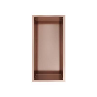 Hotbath &MORE Inbouwbox of inbouwnis - 30x15x10 - Geborsteld koper PVD BOX015BCP