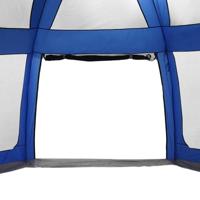 Zwembadtent afneembare buitentent gaaswanden azuurblauw - thumbnail