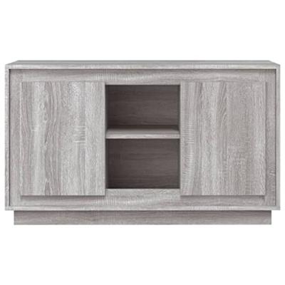 Dressoir 102x35x60 cm bewerkt hout grijs sonoma eikenkleurig Dressoir 102x35x60 cm bewerkt hout grijs sonoma eikenkleurig