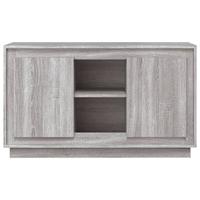 Dressoir 102x35x60 cm bewerkt hout grijs sonoma eikenkleurig - thumbnail