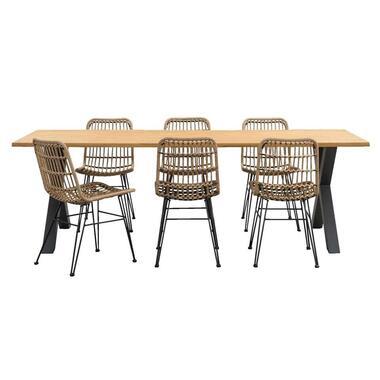 Le Sud tuinset Voiron Lorraine - naturel - 7-delig