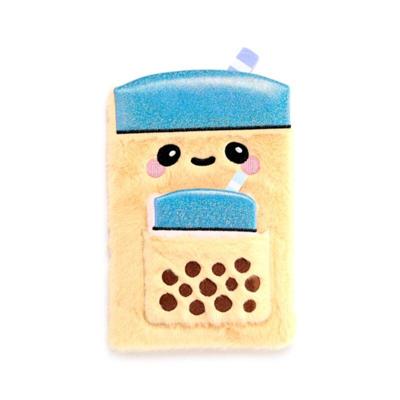 Nino Foodiemals bubble tea pluche notitieboekje buidel Nino Foodiemals bubble tea pluche notitieboekje buidel