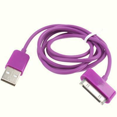 Laad Sync Data Kabel Lader Voor Ipod Ipad Iphone (paars)