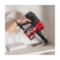 Snoerloze steelstofzuiger - LIVOO DOH142 - 600 W - 12 kPa - 82 dB - Cyclonisch - 0,55 L - Rood - thumbnail