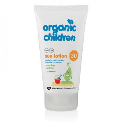 SPF 30 - Green People Organic Children Sun Lotion Scent Free - 150ml SPF 30 - Green People Organic Children Sun Lotion Scent Free - 150ml