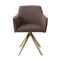 Jesper Home Eetkamerstoel 'Hofu' Turn Gold, kleur Potters Clay - thumbnail