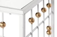 Wandtafel Home ESPRIT Wit Gouden Spiegel 120 x 40 x 80 cm - thumbnail