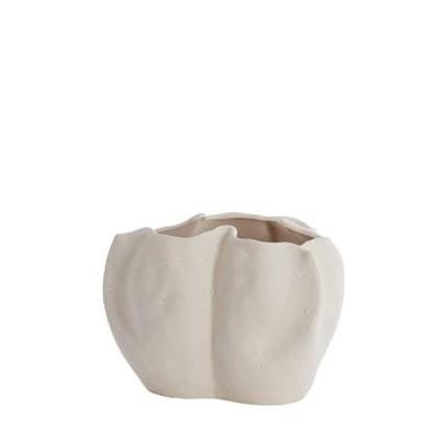 Light & Living Vaas 'Sanguli' Keramiek, 22cm, kleur Crème