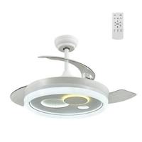 CristalRecord Plafondventilator Naira Ø 106 cm wit - thumbnail