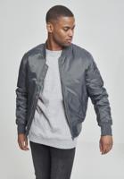 Urban Classics / Bomberjack Basic Bomber in grijs - thumbnail