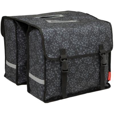 Newlooxs New looxs cameo fietstas dubbel tara zwart