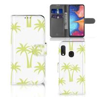 Samsung Galaxy A20e Hoesje Palmtrees - thumbnail