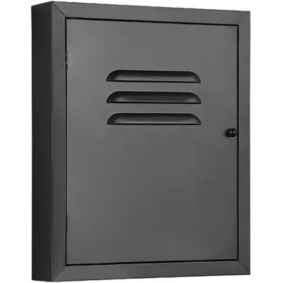 Sleutelbox - Trion Lucia - Sleutelrek - 23x28x5cm - Zwart - Metaal