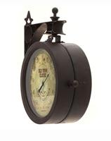 TFA Dostmann 603011 Wandklok Kwarts 205 mm x 290 mm x 295 mm x 90 mm Antiek, Zwart - thumbnail