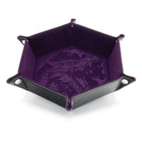 CritStones Folding Dice Tray Black - thumbnail