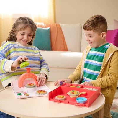Kinetic Sand SquishPizza rijzende pizza speelset