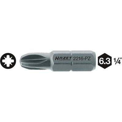 Hazet 2216-PZ3 Kruis-bit PZ 3 Speciaal staal C 6.3 1 stuk(s)