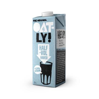 Haverdrank Oatly halfvol 1 liter Haverdrank Oatly halfvol 1 liter