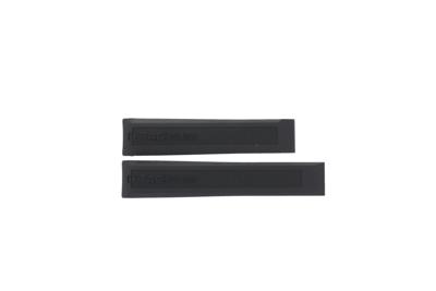 Horlogeband Tag Heuer WAK2180 / FT6027 Rubber Zwart 20mm