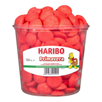 Haribo schuim primavera aardbeien (150 stuks) - thumbnail