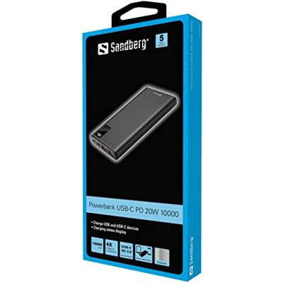 Sandberg 420-58 powerbank 10000 mAh Zwart