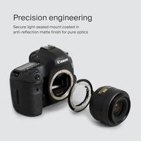 Urth Lens Mount Adapter: Compatible with Nikon F (G Type) Lens to Canon (EF / EF S) Camera Body - thumbnail