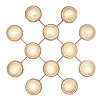 Nuura Lilla 12 Wandlamp - Goud - thumbnail