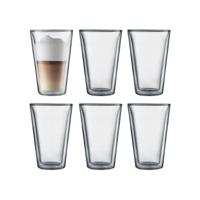 Glazenset Bodum 400 ml Transparant Borosilicaatglas Soepel 6 Onderdelen (6 Stuks) - thumbnail